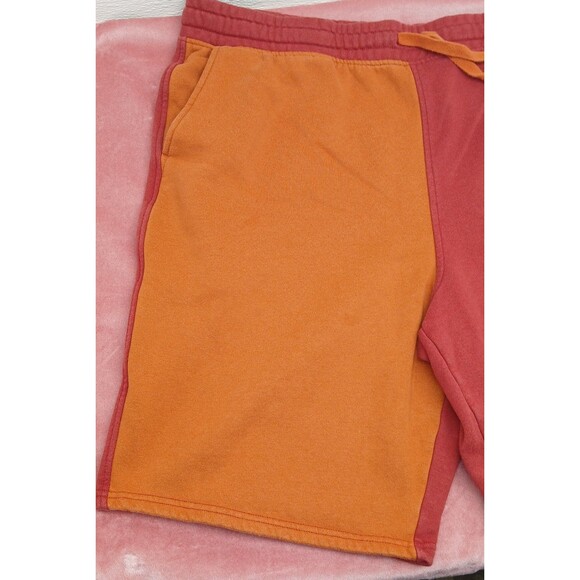 VTG Y2K Style Champion Shorts Mens  Colorblock Orange Red Size XXL - Picture 2 of 7